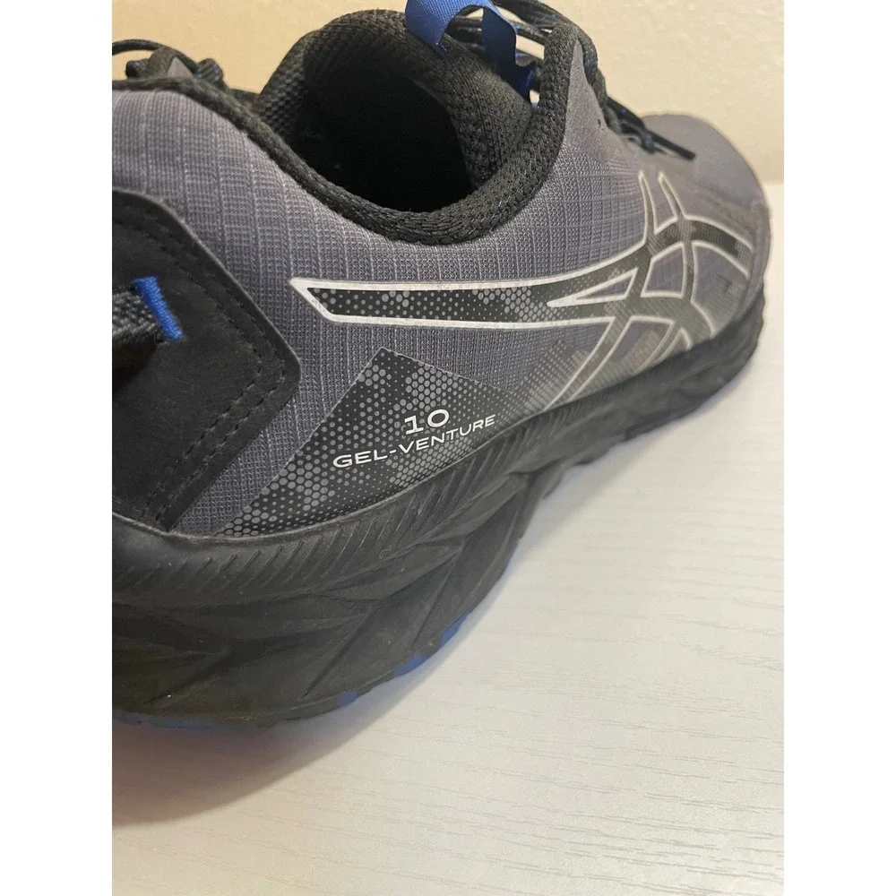 ASICS GEL-VENTURE 10 Men's Trail Running Shoes Grey Blue Size 9‎ UK 8